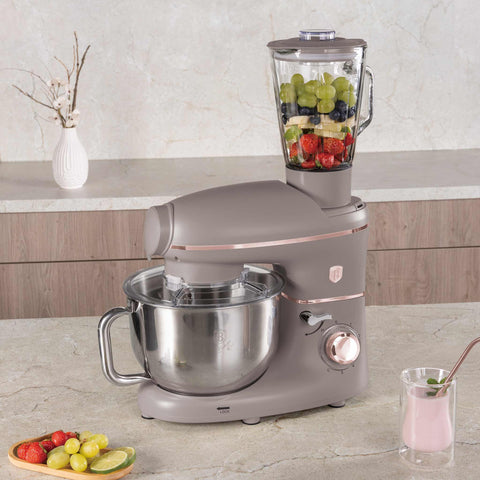 BH/9530, Robot de cocina multifunción 4 en 1, color topo mate, robot de cocina, multiusos, eléctrico, batidora de pie, robot de cocina, electrodomésticos de cocina