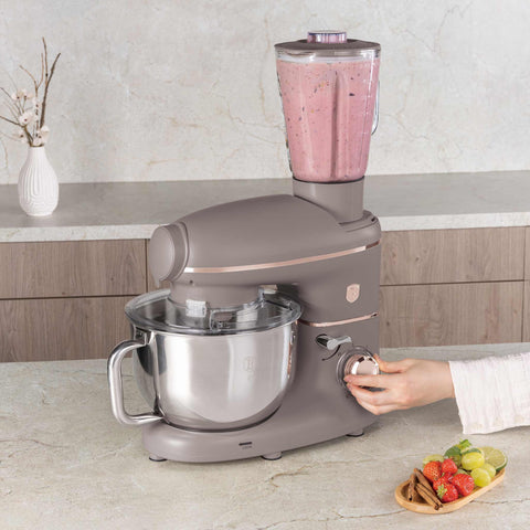 BH/9530, Robot de cocina multifunción 4 en 1, color topo mate, robot de cocina, multiusos, eléctrico, batidora de pie, robot de cocina, electrodomésticos de cocina