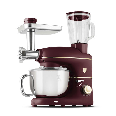 BH/9531, Robot de cocina multifunción 4 en 1, Matt Bordeaux, robot de cocina, multiusos, eléctrico, batidora de pie, robot de cocina