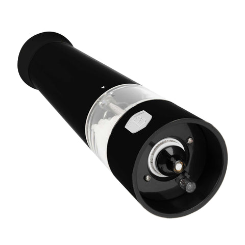 BH/9543, Juego de 2 molinillos eléctricos de sal y pimienta, negro mate, juego de molinillos de sal y pimienta, eléctrico/batería, juego de molinillos eléctricos de sal y pimienta, juego de molinillos de sal y pimienta, utensilios de cocina, molinillo de sal y pimienta