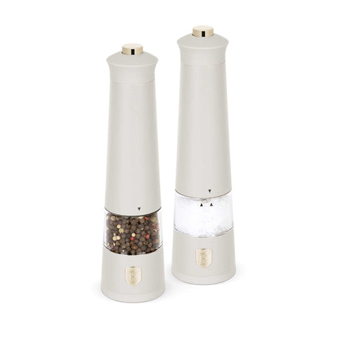 BH/9545,BH/9545N,Juego de 2 molinillos eléctricos de sal y pimienta,Crema mate,Juego de molinillos de sal y pimienta,eléctrico/batería,Juego de molinillos eléctricos de sal y pimienta,Juego de molinillos de sal y pimienta,Aparatos de cocina,Molinillo de sal y pimienta