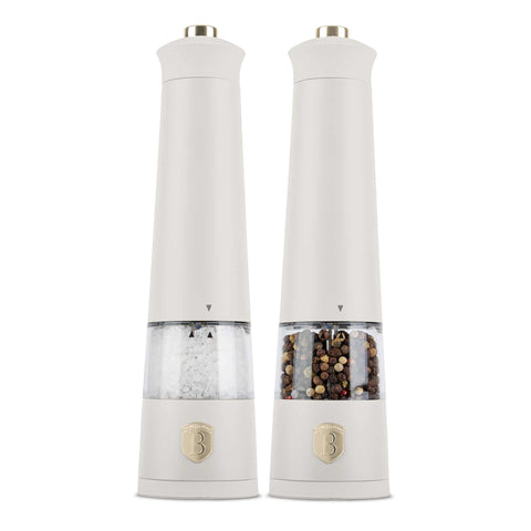 BH/9545,BH/9545N,Juego de 2 molinillos eléctricos de sal y pimienta,Crema mate,Juego de molinillos de sal y pimienta,eléctrico/batería,Juego de molinillos eléctricos de sal y pimienta,Juego de molinillos de sal y pimienta,Aparatos de cocina,Molinillo de sal y pimienta
