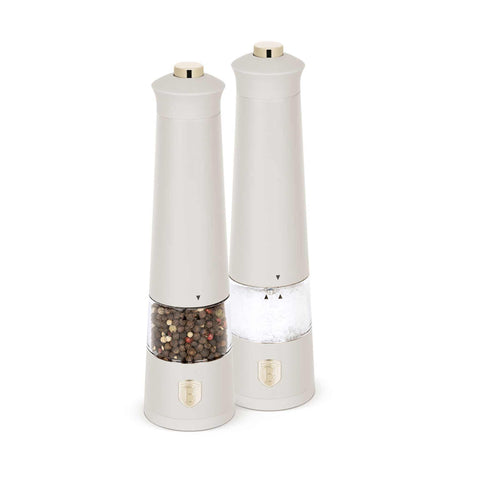 BH/9545N,BH/9545,Juego de 2 molinillos eléctricos de sal y pimienta,Crema mate,Juego de molinillos de sal y pimienta,eléctrico/batería,Juego de molinillos eléctricos de sal y pimienta,Juego de molinillos de sal y pimienta,Aparatos de cocina,Molinillo de sal y pimienta