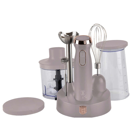 batidora, batidora de inmersión, batidora de mano, batidora de mano con soporte, batidora de mano eléctrica, BH/9562, blender, color gris topo mate, ekitchen, hand blender, hornear, juego de 6 batidoras de mano, kitchen electrodomesticos, Taupe Collection