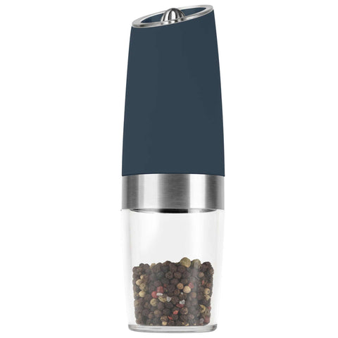 BH/9572, Juego de 2 molinillos de sal y pimienta por gravedad, azul mate, juego de molinillos de sal y pimienta d., eléctrico/a batería, juego de molinillos de sal y pimienta por gravedad, juego de molinillos de sal y pimienta eléctricos, juego de molinillos de sal y pimienta