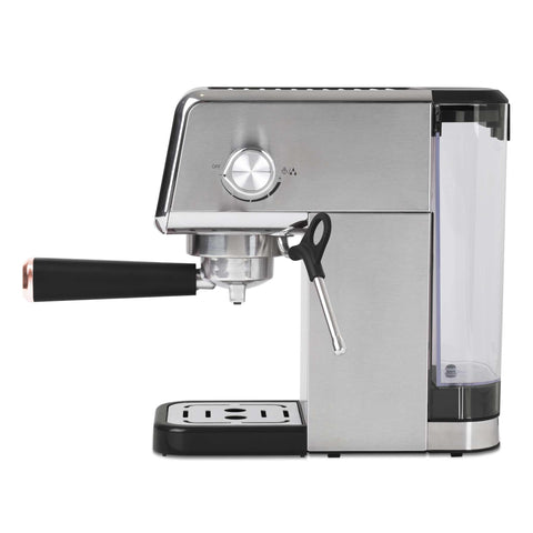 BH/9622, Cafetera digital espresso, Negra, Oro rosa, Cafetera espresso, Eléctrica, Cafetera eléctrica, Cafetera espresso con espumador de leche, Electrodomésticos de cocina, Cafetera