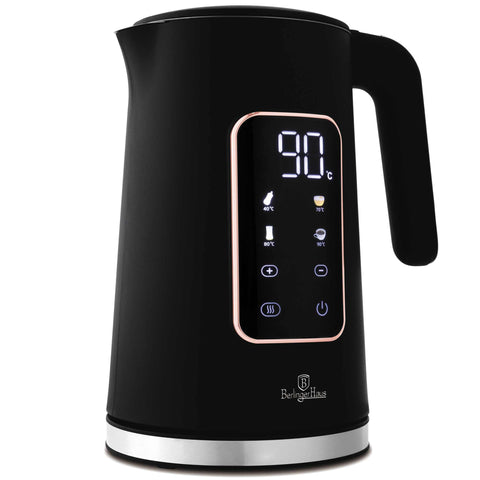 BH/9674, Hervidor eléctrico digital, negro, oro rosa, hervidor eléctrico, eléctrico, hervidor eléctrico digital A, Berlinger Haus, Promintra