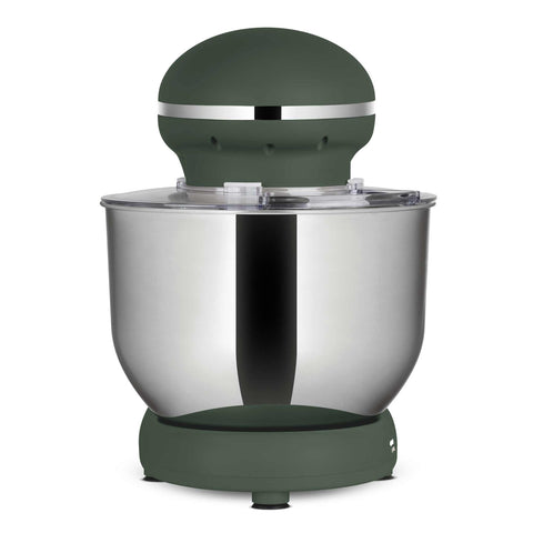 Imatge del producte de robot de cuina. Part de la col·lecció Matte Green. Característiques: • Material: acer inoxidable, plàstic • 1300 W, 220-240V, 50/60 Hz • Inclou: • Bol d'acer inoxidable 18/10 de 6L • Ganxo per a massa antiadherent • Bol antiadherent... (Vista d'estudi). Producte oficial de Berlinger, impulsat per Promintra sl.