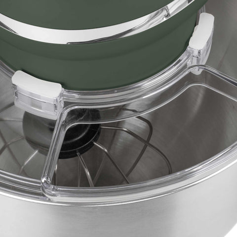 Imatge del producte de robot de cuina. Part de la col·lecció Matte Green. Característiques: • Material: acer inoxidable, plàstic • 1300 W, 220-240V, 50/60 Hz • Inclou: • Bol d'acer inoxidable 18/10 de 6L • Ganxo per a massa antiadherent • Bol antiadherent... (Vista d'estudi). Producte oficial de Berlinger, impulsat per Promintra sl.