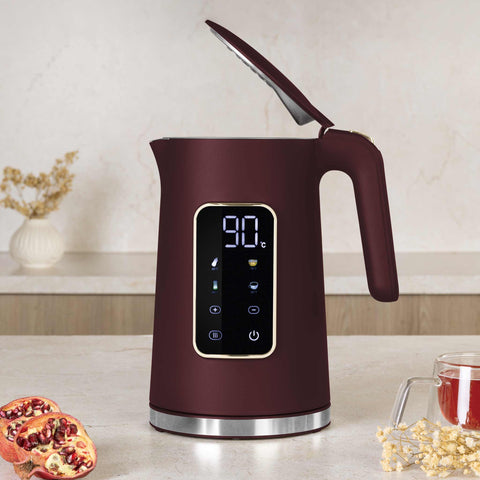 BH/9735, Hervidor eléctrico digital, Matt Bordeaux, Hervidor eléctrico e., Eléctrico, Hervidor eléctrico digital A, Electrodomésticos de cocina, Hervidor