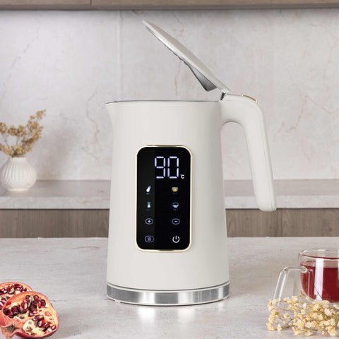 BH/9738, Hervidor eléctrico digital, Crema mate, Hervidor eléctrico e., Eléctrico, Hervidor eléctrico digital A, Electrodomésticos de cocina, Hervidor