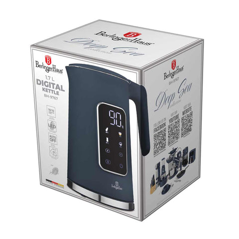 BH/9767, Hervidor eléctrico digital, Azul mate, Hervidor eléctrico e., Eléctrico, Hervidor eléctrico digital A, Electrodomésticos de cocina, Hervidor