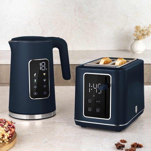 BH/9767, Hervidor eléctrico digital, Azul mate, Hervidor eléctrico e., Eléctrico, Hervidor eléctrico digital A, Electrodomésticos de cocina, Hervidor