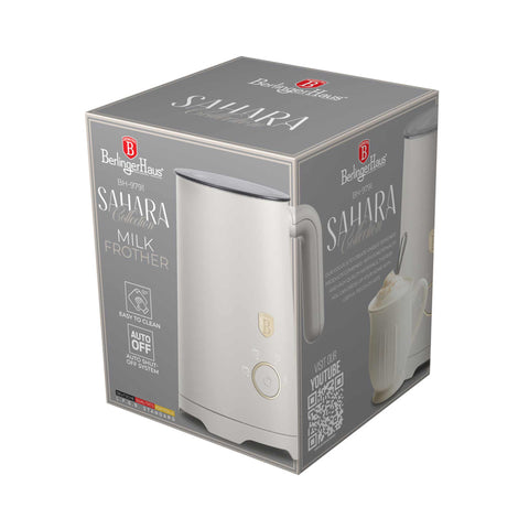 BH/9791, espumador de leche 4 en 1, crema, espumador de leche, eléctrico, espumador de leche eléctrico, calentador de leche, Berlinger Haus, Promintra, caja de regalo, conceptual, estilo de vida
