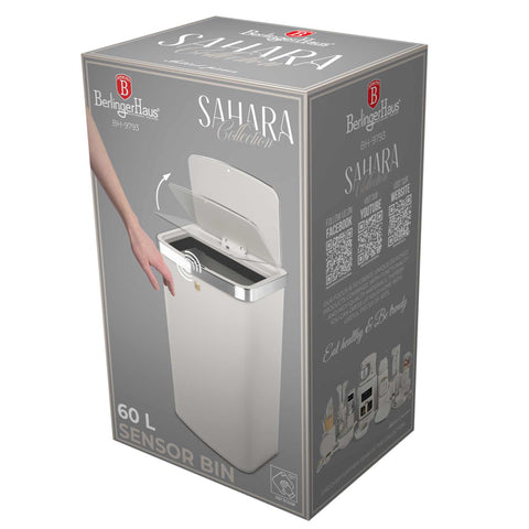 Contenedor Con Sensor De 60L, Embalaje del producto