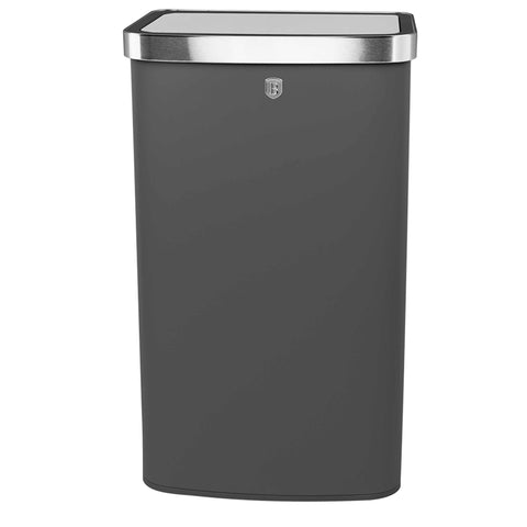 Product image of Sensor bin 60L. Part of the Anthracite Collection . Features: • Material: steel • Size: 65*38,5*28,5 cm, 60L • Power: 4 pcs AA battery (not included) • Color: matt anthracite. (Studio view). Official Berlinger Haus product, boosted by Promintra sl.