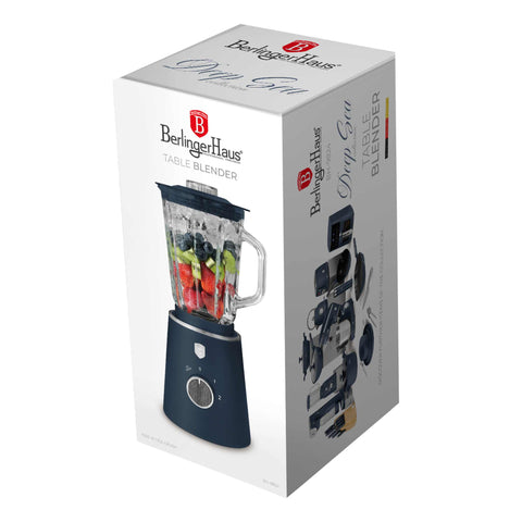 1000 W, 5 l, azul mate, batidora, batidora de vaso, Batidora de vaso con jarra de cristal de 1, BH/9766, BH/9824, Blender, Deep Sea Collection, eléctrica, gris madera, Kitchen Appliances, kitchen electrodomesticos, turmix