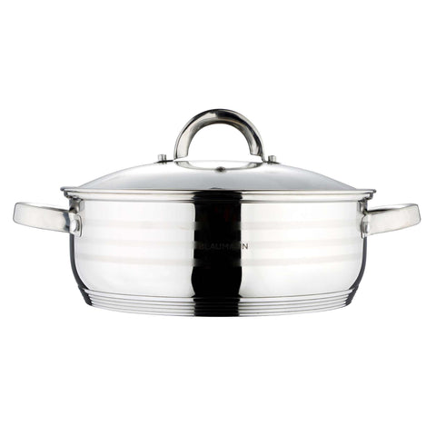 Olla Baja Con Tapa 24Cm