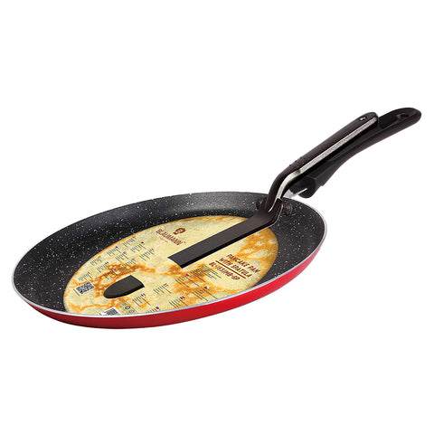 Molde Para Panqueques Con Volteador Rojo 24Cm, Embalaje del producto