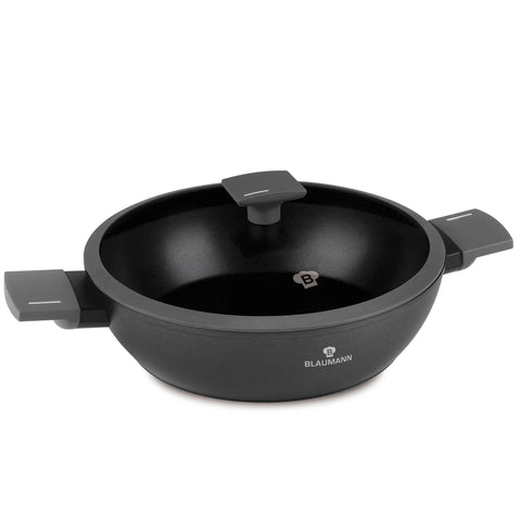 BL-3975,Olla baixa amb tapa 28cm,Antracita mat,Olla baixa 28 cm,Olla baixa,Olla baixa amb tapa,Olla,Bateria de cuina,Cuina