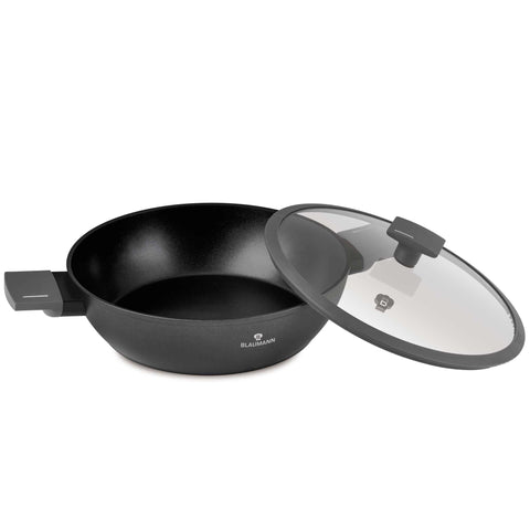 BL-3975,Olla baixa amb tapa 28cm,Antracita mat,Olla baixa 28 cm,Olla baixa,Olla baixa amb tapa,Olla,Bateria de cuina,Cuina
