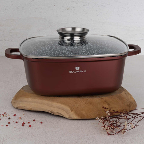 Olla Cuadrada Con Tapa 28Cm, Imagen lifestyle