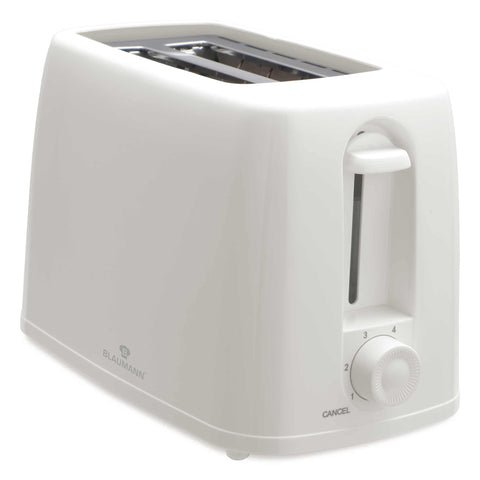 Product image of Toaster. Part of the Blaumann Cream . Features: • Material: stainless steel with plastic housing • 220-240V 50/60 Hz 650W • Length of power cord: 80-100 cm • Color: cream. (Studio view). Official Berlinger Haus product, boosted by Promintra sl.