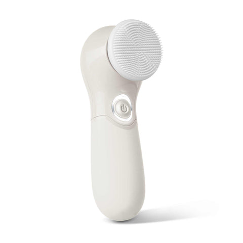 Product image of 3in1 facial cleanser. Part of the MATTE CREAM- GOLD . Features: • Size: 169*60*74 mm • 3 different brush heads: • Cleaning & clearing brush • Deep cleaning brush • Silicone cleaning brush • Batteries: 2 pcs AA (.... (Studio view). Official Berlinger Haus product, boosted by Promintra sl.
