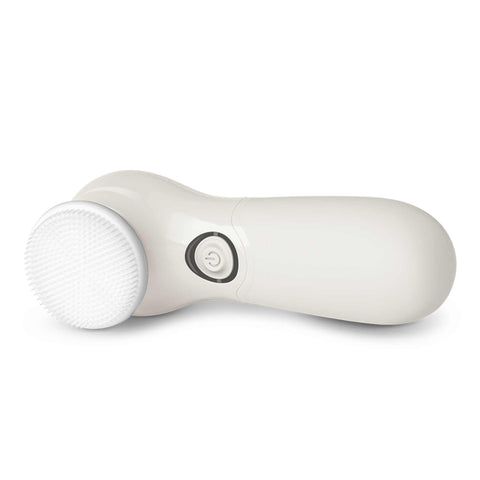 Product image of 3in1 facial cleanser. Part of the MATTE CREAM- GOLD . Features: • Size: 169*60*74 mm • 3 different brush heads: • Cleaning & clearing brush • Deep cleaning brush • Silicone cleaning brush • Batteries: 2 pcs AA (.... (Studio view). Official Berlinger Haus product, boosted by Promintra sl.