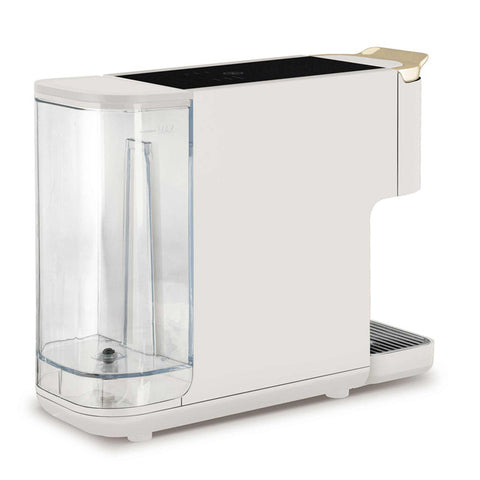 Product image of Capsule coffee maker 4in1. Part of the MATTE CREAM- GOLD . Features: • Voltage: 220-240V, 50/60Hz • Power: 1545W • 1,5L water tank • Detachable tray design • Accessories: • Nespresso small capsules holder • Dolce Gus.... (Studio view). Official Berlinger Haus product, boosted by Promintra sl.