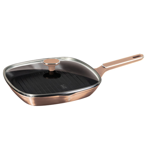 Sartén Grill Con Tapa 28Cm