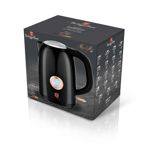 LP-BH-043L, Bullidor elèctric amb termòmetre 1,7L, Negre, Or rosa, Bullidor elèctric g., Elèctric, Bullidor elèctric amb termòmetre