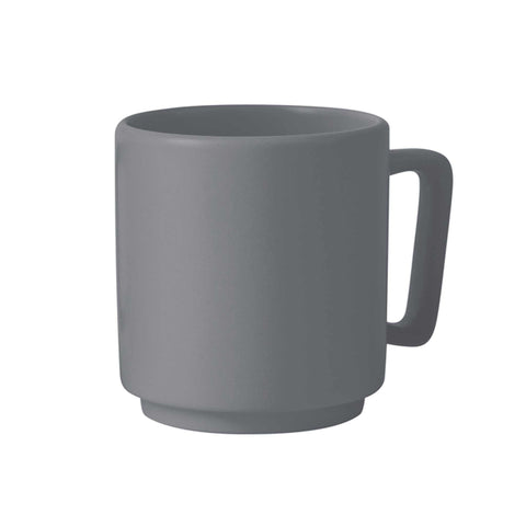  BH/10013, juego de 4 tazas, gris mate, juego de tazas, cerámica/porcelana/gres, vajilla, taza