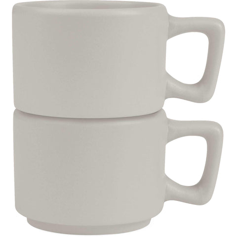 BH/10015, juego de 4 tazas de café espresso, crema mate, juego de café espresso, cerámica/porcelana/gres, juego de tazas de café espresso, vajilla, taza de café espresso