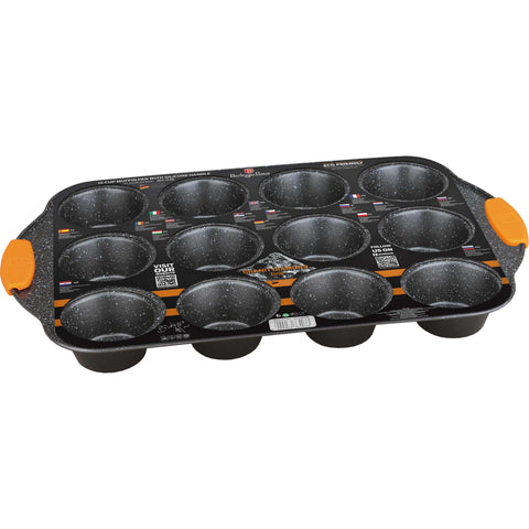 Molde Para Muffins De 12 Tazas Con Mango De Silicona