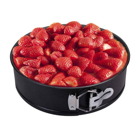  BH/1143, Molde desmontable redondo de 28 cm, Negro, Utensilios para hornear, Molde desmontable redondo, Molde desmontable redondo, Pastel, Horneado, Acoplamiento, Molde desmontable