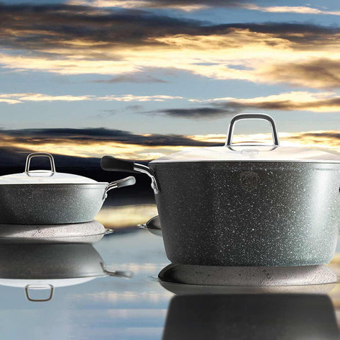  BH/1151N, Cacerola con tapa 20cm, Gris, Cacerola 20 cm, Cacerola, Olla, Cacerola con tapa, Batería de cocina, Cocina, Ollas y cazuelas