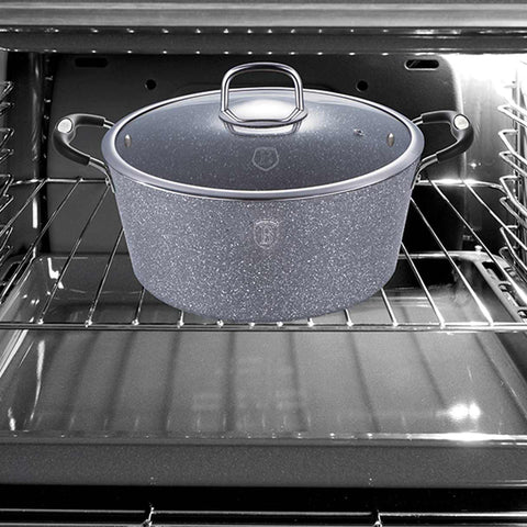  BH/1151N, Cacerola con tapa 20cm, Gris, Cacerola 20 cm, Cacerola, Olla, Cacerola con tapa, Batería de cocina, Cocina, Ollas y cazuelas