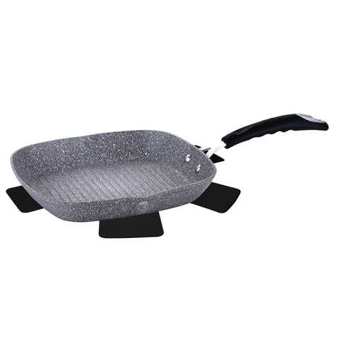  BH/1163N, Sartén para parrilla de 28 cm, Gris, Sartén para parrilla de 28 cm, Sartén, Sartén para freír, Sartén para parrilla, Batería de cocina, Cocina, Sartenes