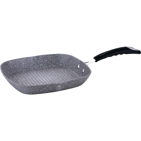 BH/1163N, Sartén grill 28cm, gris, sartén grill 28 cm, sartén, sartén, sartén grill, batería de cocina, cocinar