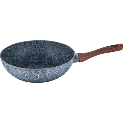 wok, utensilios de cocina, cocinar, wok de 28 cm, madera/gris, BH/1204N