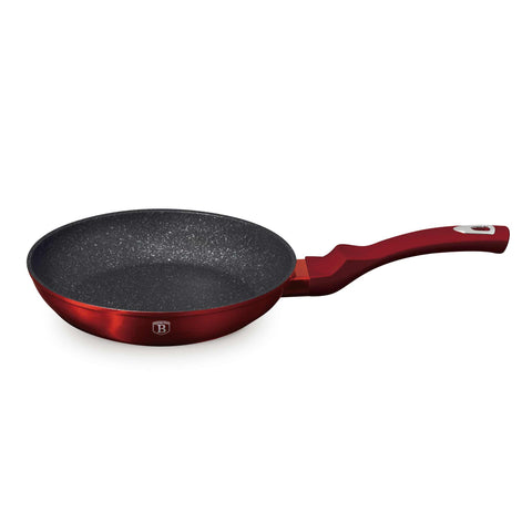  BH/1252NPR,BH/1252N,BH/1945, Sartén de 24 cm, Burdeos, Rojo, Sartén de 24 cm, Sartén, Utensilios de cocina, Cocina, Sartenes