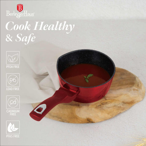  BH/1255NPR,BH/1255N,BL-3977,Cacerola 16cm,Borgoña,Rojo,Cacerola 16 cm a.,cacerola,utensilios de cocina,cocina,Ollas y cazuelas,Cacerola