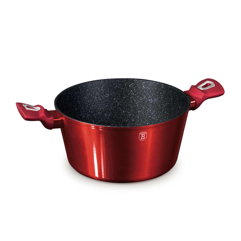  BH/1257NN,BH/1257N,Cacerola con tapa 24cm,Borgoña,Rojo,Cacerola 24 cm,cazuela,olla,cacerola con tapa,utensilios de cocina,cocina,Ollas y cazuelas