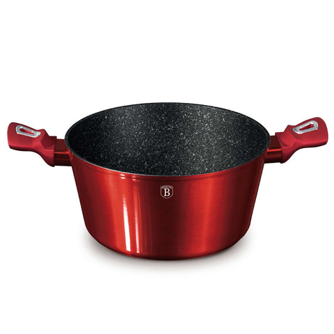  BH/1257NN,BH/1257N,Cacerola con tapa 24cm,Borgoña,Rojo,Cacerola 24 cm,cazuela,olla,cacerola con tapa,utensilios de cocina,cocina,Ollas y cazuelas