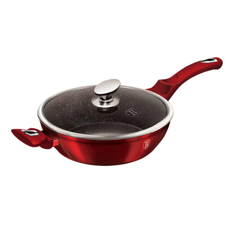 Sartén Honda Con Tapa 28Cm