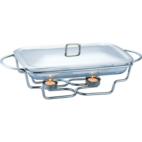 BH/1381, Calentador de alimentos rectangular 3L, acero inoxidable, calentador de alimentos, calentador de alimentos, rectangular