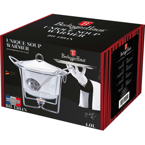  BH/1384,BH/8623,Calentador de sopa 4L,Acero inoxidable,calentador de alimentos,calentador de sopa,Almacenamiento de alimentos