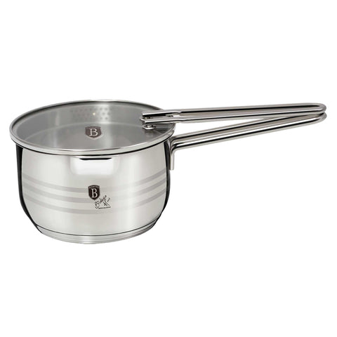  BH/1389, Juego de 2 cacerolas, Acero inoxidable, Cacerola de 16 cm, Cacerola, Utensilios de cocina, Cocina, Ollas y cazuelas, Cacerola