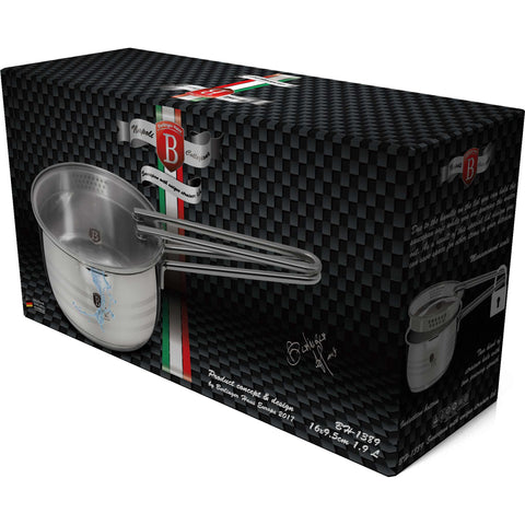  BH/1389, Juego de 2 cacerolas, Acero inoxidable, Cacerola de 16 cm, Cacerola, Utensilios de cocina, Cocina, Ollas y cazuelas, Cacerola